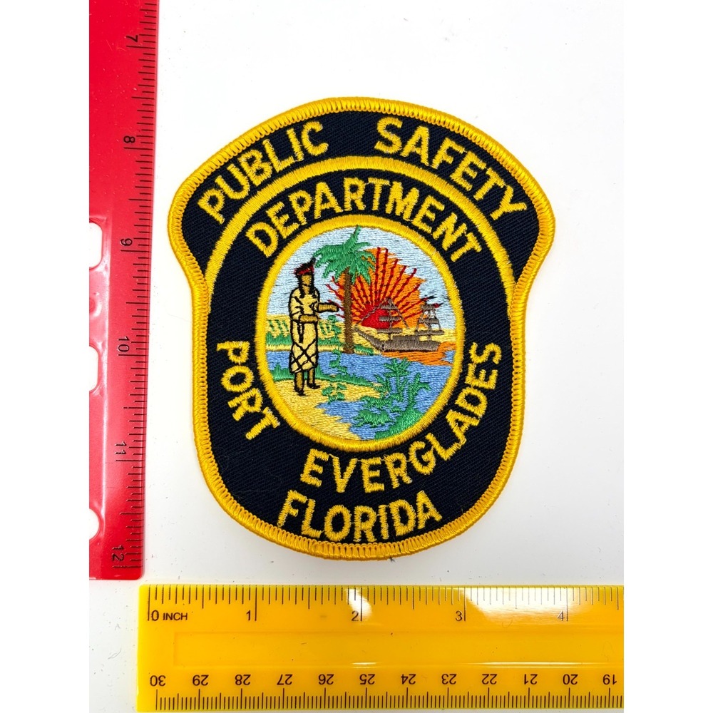 Public Safety Department Port Everglades FL Florida Police Embroidered Patch